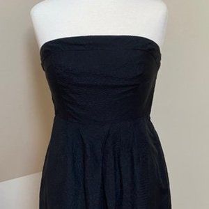 J.Crew Black Strapless Dress